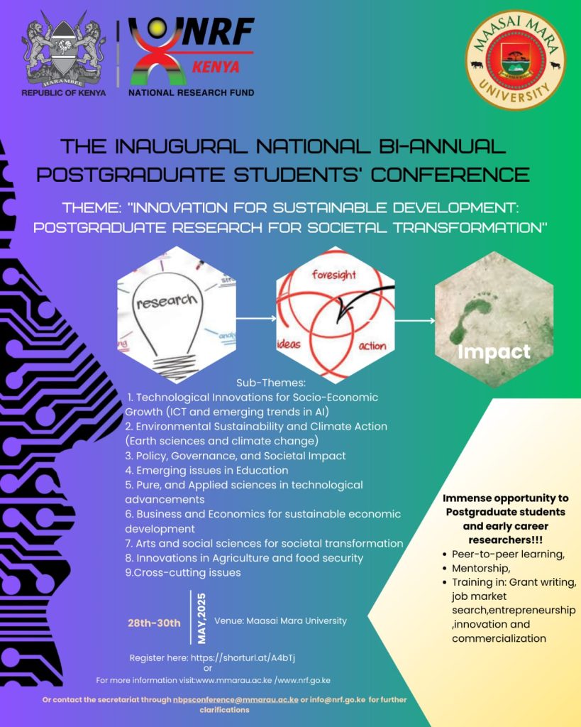 Inaugural National Postgraduate Students Conference POSTER