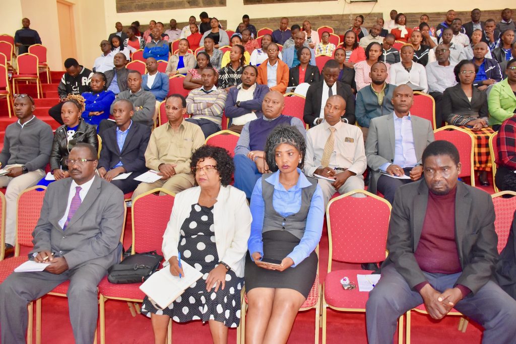 Training on going in the Main hall for all University staff